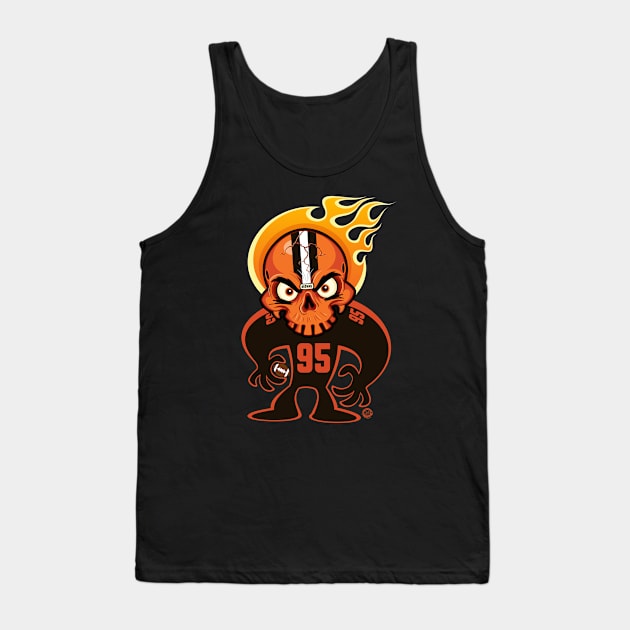 Go Browns SkullyDawg 95 Tank Top by Goin Ape Studios